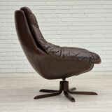 1970s, Vintage Danish leather armchair by H.W.Klein, original condition.