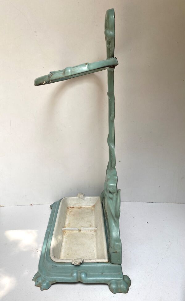 Porte parapluie en fonte émaillée début XX