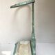 Enameled cast iron umbrella stand from the early 20th century