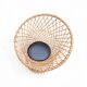 Fauteuil en rotin circulaire Rohé Noordwolde
