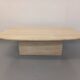 Vintage travertine coffee table from the 80s