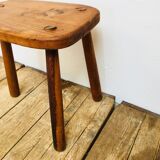 Wooden tripod stool