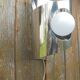 70's steel wall light