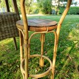 Bamboo bar stool