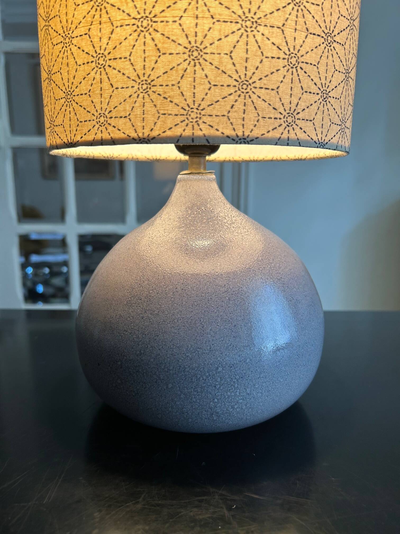 blue ceramic lamp Condres