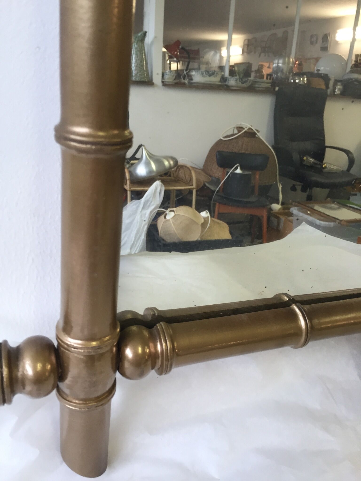 Golden Bamboo mirror