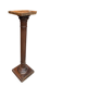 Side table – Wooden column – Furniture – Vintage fluted style