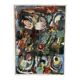 Original Swedish Oil on Canvas – “Abstract Composition” by Valter Gibson – Dated 1965 – Vintage & Framed