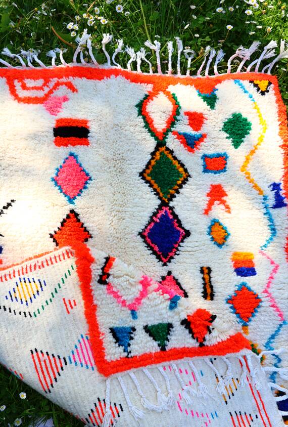 Berber wool rug – Handmade – 1.06 x 1.54