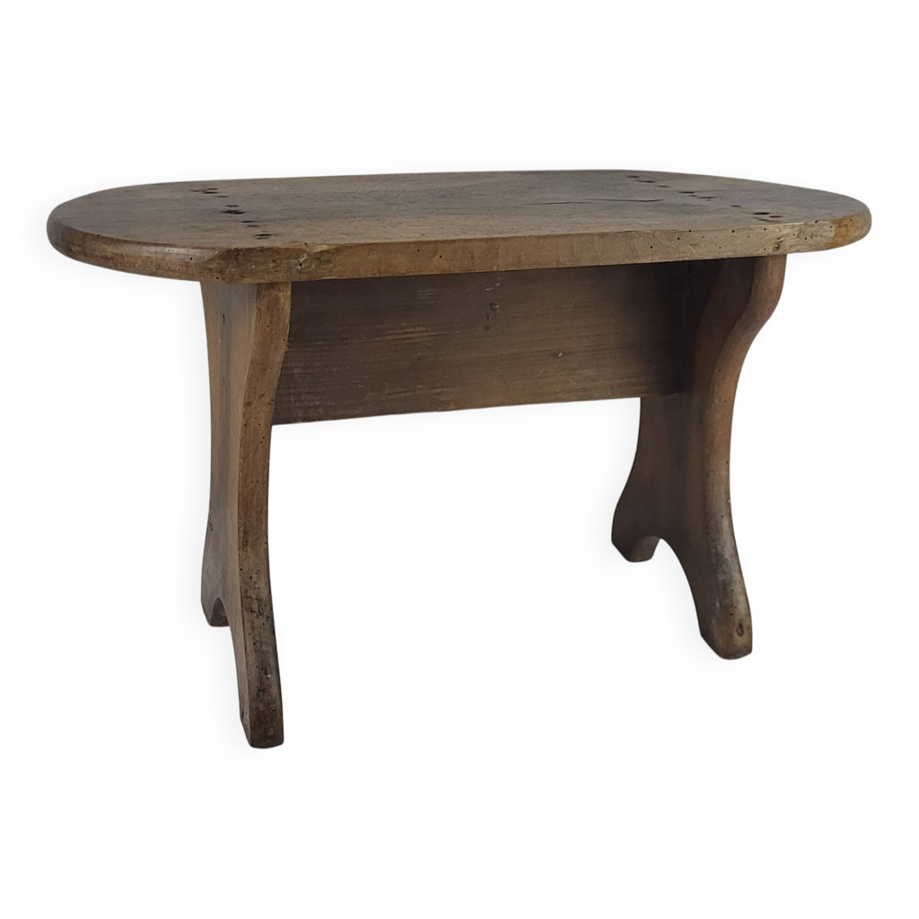 Tabouret de bar lot de 4 PU avec coutures hauteur 65 cm marron caramel | Maisons du Monde