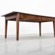 French Provincial Oak 19th century Farmhouse table with drawers, France