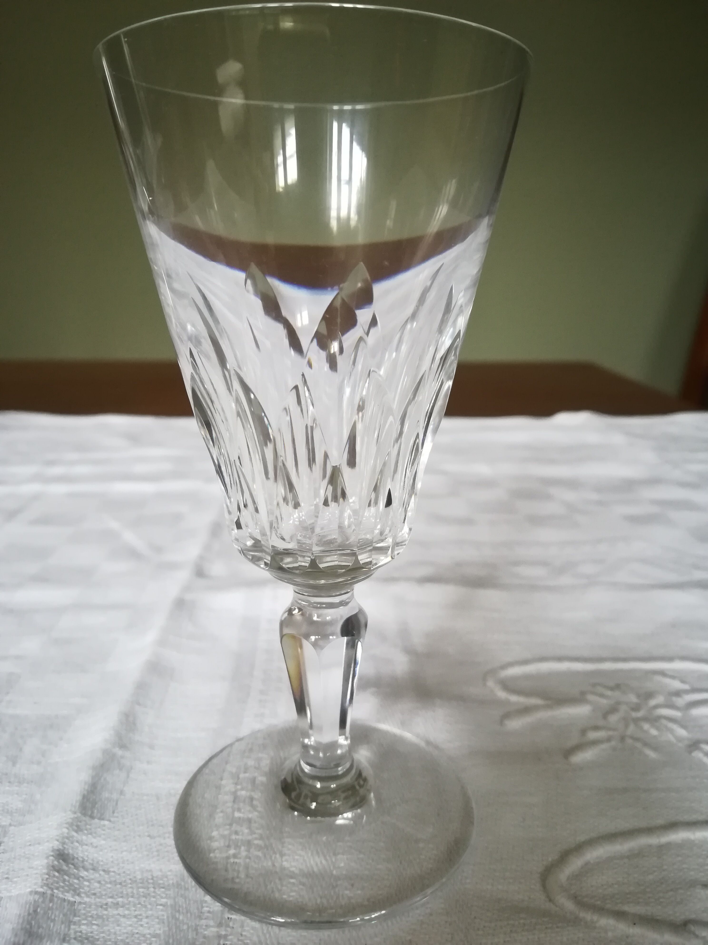 Baccarat crystal glass carcassonne model