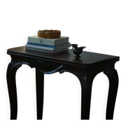 Table pliante anglaise de style Rococo Revival / Table de jeu en bois, 19ème siècle