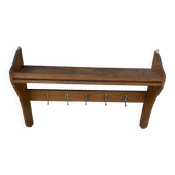 Vintage wall coat rack