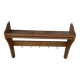Vintage wall coat rack