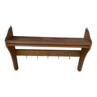 Vintage wall coat rack