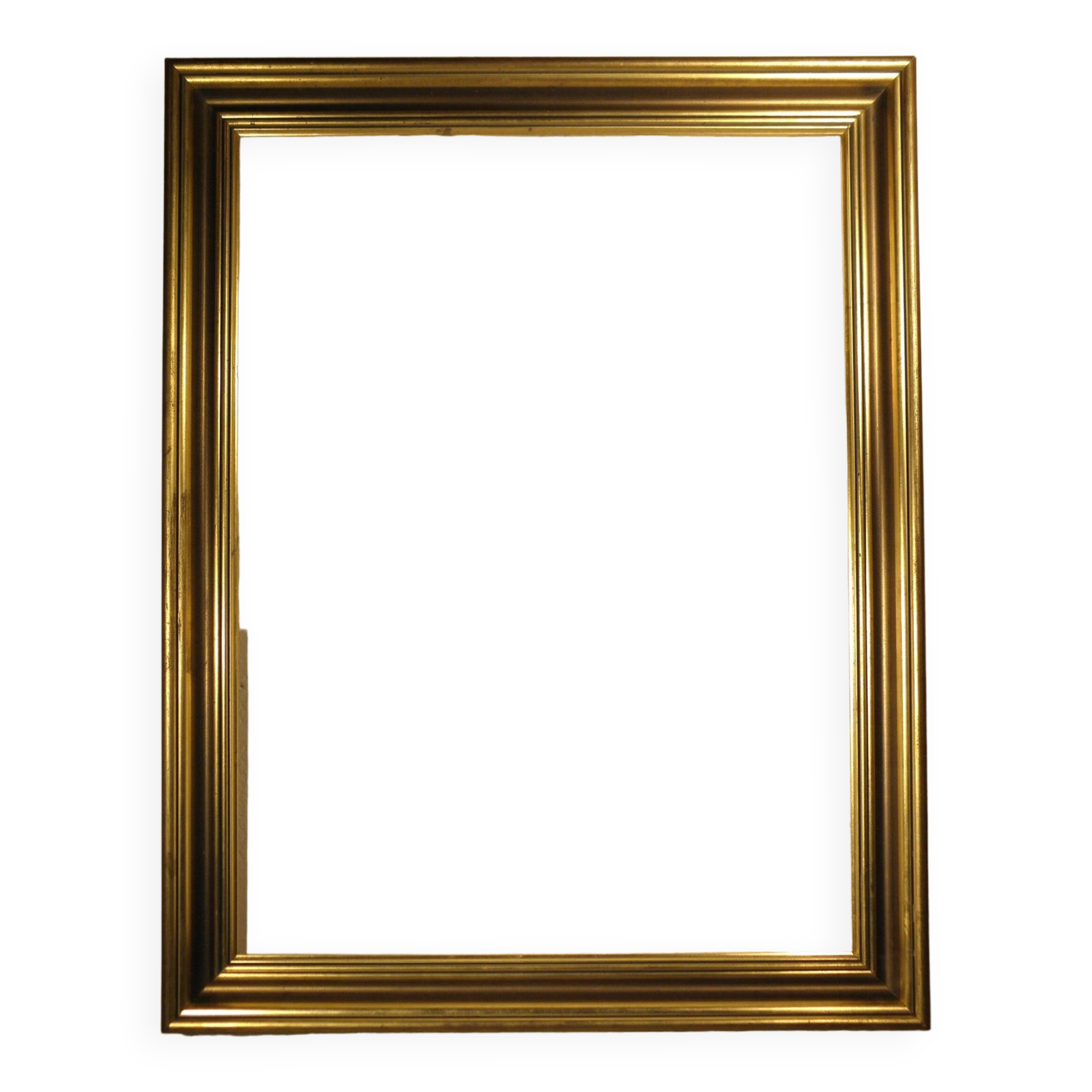 Golden wooden frame 64 x 50
