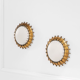 Ensemble de 2 appliques brutalistes France 1960s