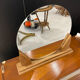 Oak tabletop mirror 1950