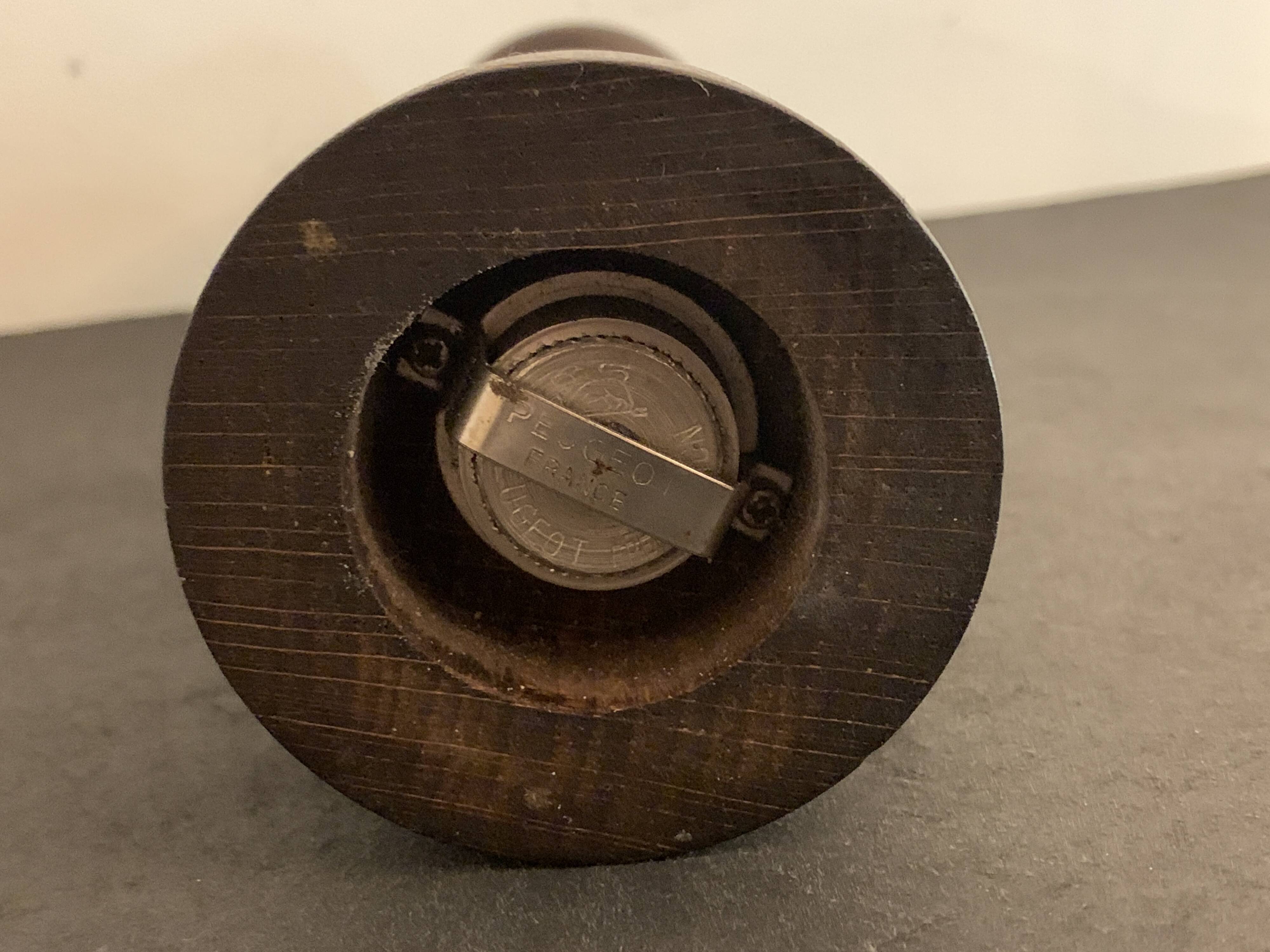 Peugeot Frères Lion wooden pepper mill or pepper shaker, height 26 cm