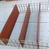 String shelf with 3 trays, vintage 60/70