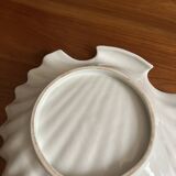 Large shell-shaped dish – white porcelain – Width 31 cm