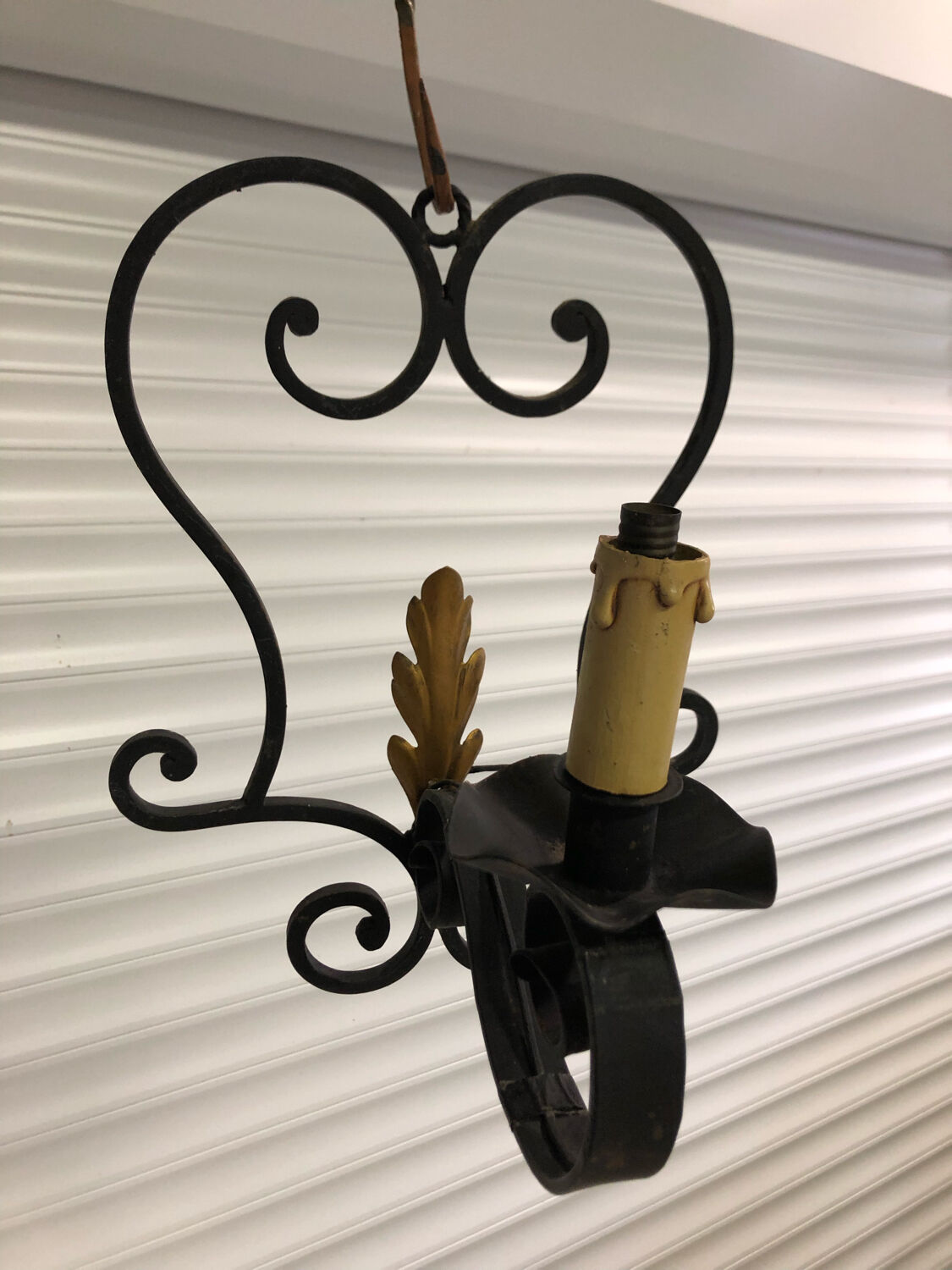 Applique murale fer forgé