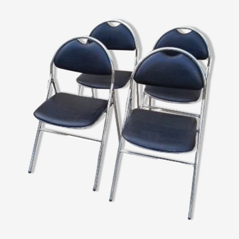 4 vintage folding chairs CIVIC