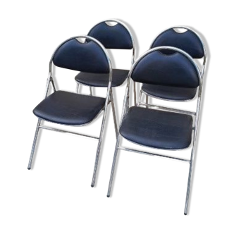 4 vintage folding chairs CIVIC