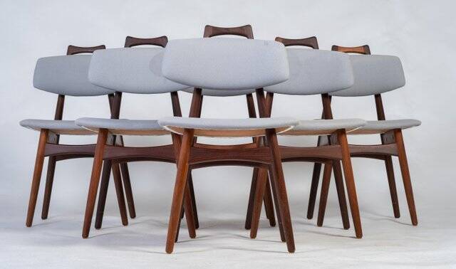 Teak Dining Chairs by Ib Kofoed Larsen, Denmark, 1960s, Set of 6