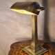 Art Deco brass desk lamp from the 1930s to 1950s, electric OK, h43x30