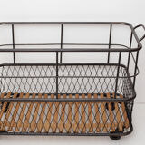 Metal baker's trolley