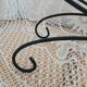 Antique wrought iron plant stand