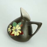 Vase Marei Keramik à décor floral, années 1950
