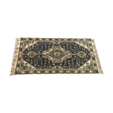 Vintage Turkish Carpet with Medallion Design 134 X 66 cm
