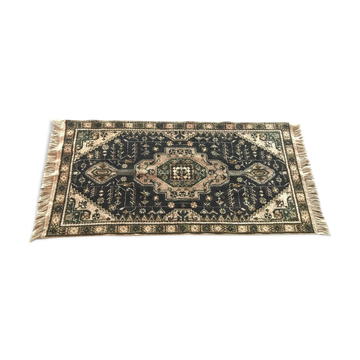 Tapis turc vintage avec design médaillon 134 X 66 cm