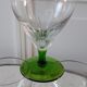 Set of 5 colored foot glasses 50s