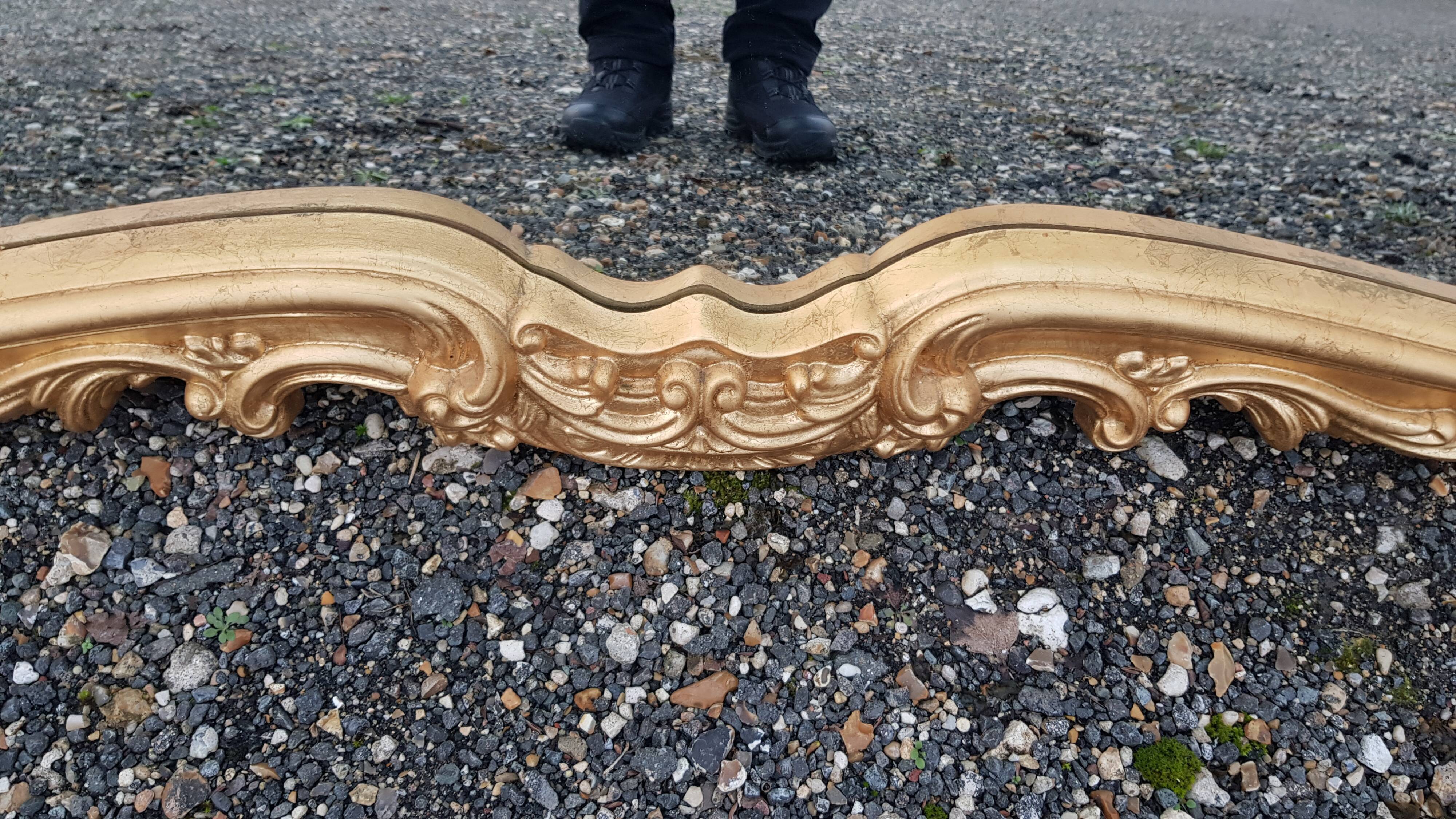 Baroque gilded mirror