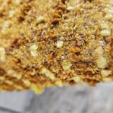 Vintage 1970 curled fireside chair