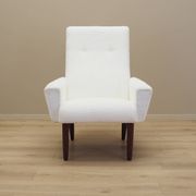 White armchair, Danish design, 1970s, production: Denmark