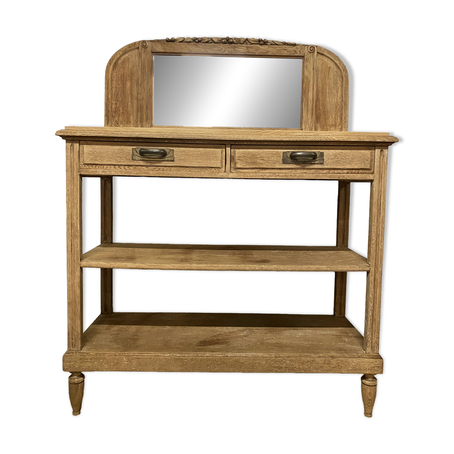 Art Deco console with bevelled mirror