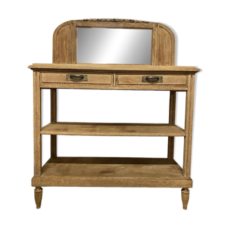 Art Deco console with bevelled mirror