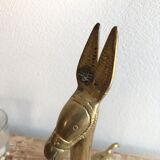Figurine âne en laiton