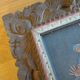 Painting and carved wooden frame, Bali, Indonesia