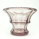Art Deco vase, crystal, designed by J. Hoffmann, Bohemia, Czechoslovakia, 1930s