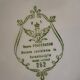 Round Italian porcelain dish