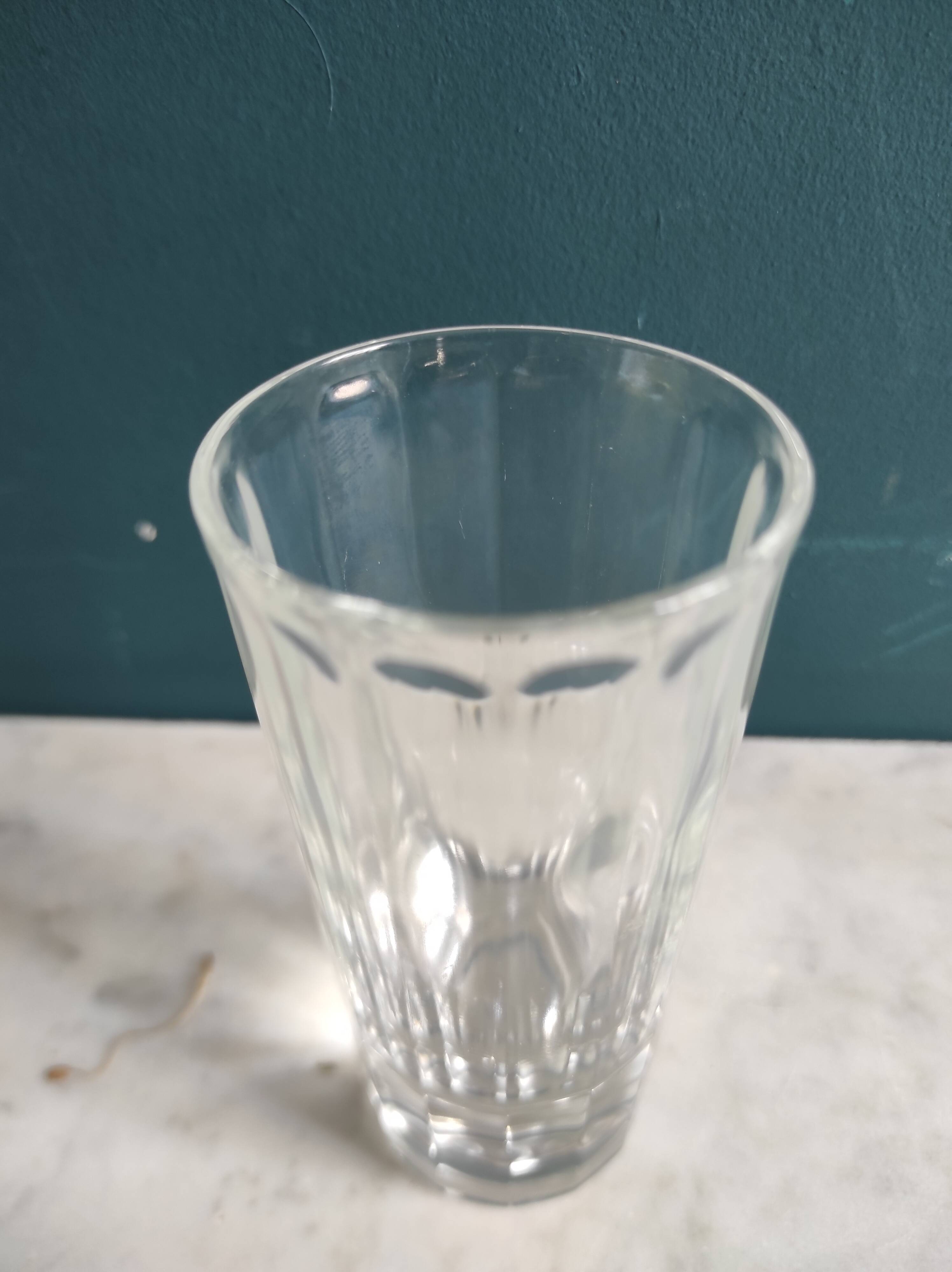 Set of 4 vintage French glasses for Pastis