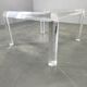 Italian Acrylic, Brass and Glass Coffee Table, 1980s