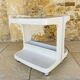 Table d'appoint Vintage sur roulettes avec rangement, édition Flair 1970s