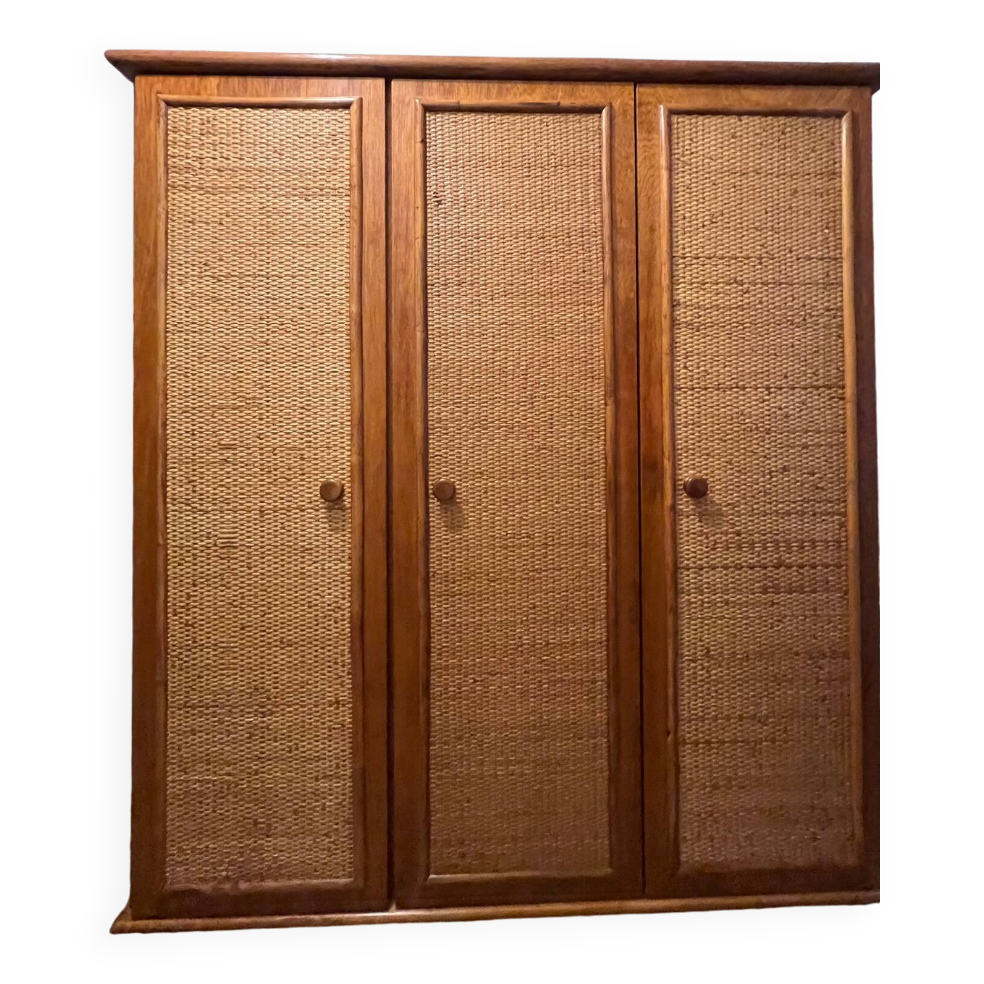 Roche Bobois rattan wardrobe